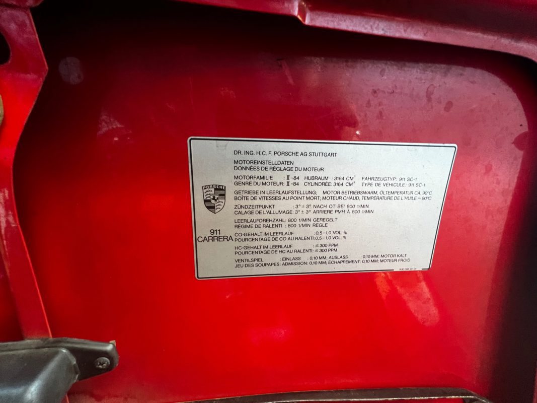 Porsche 911 3,2L 1984