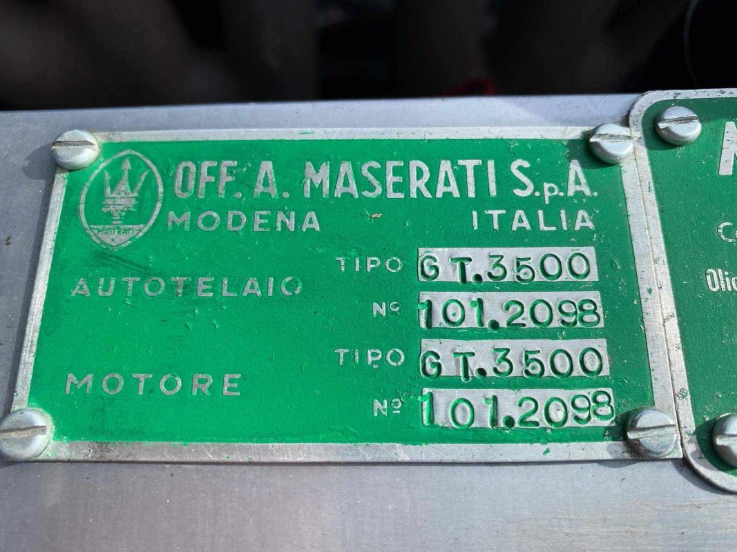 Maserati 3500 GT 1962