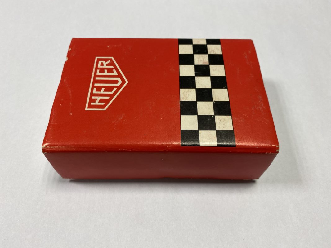 Vintage Heuer Mastertime Black Monte Carlo Rally Sport Dash Set
