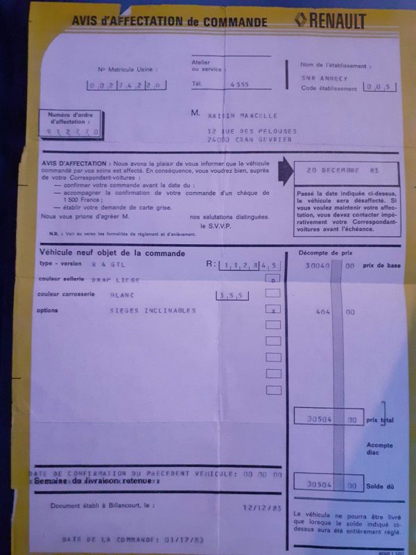 Renault 4GTL 1983