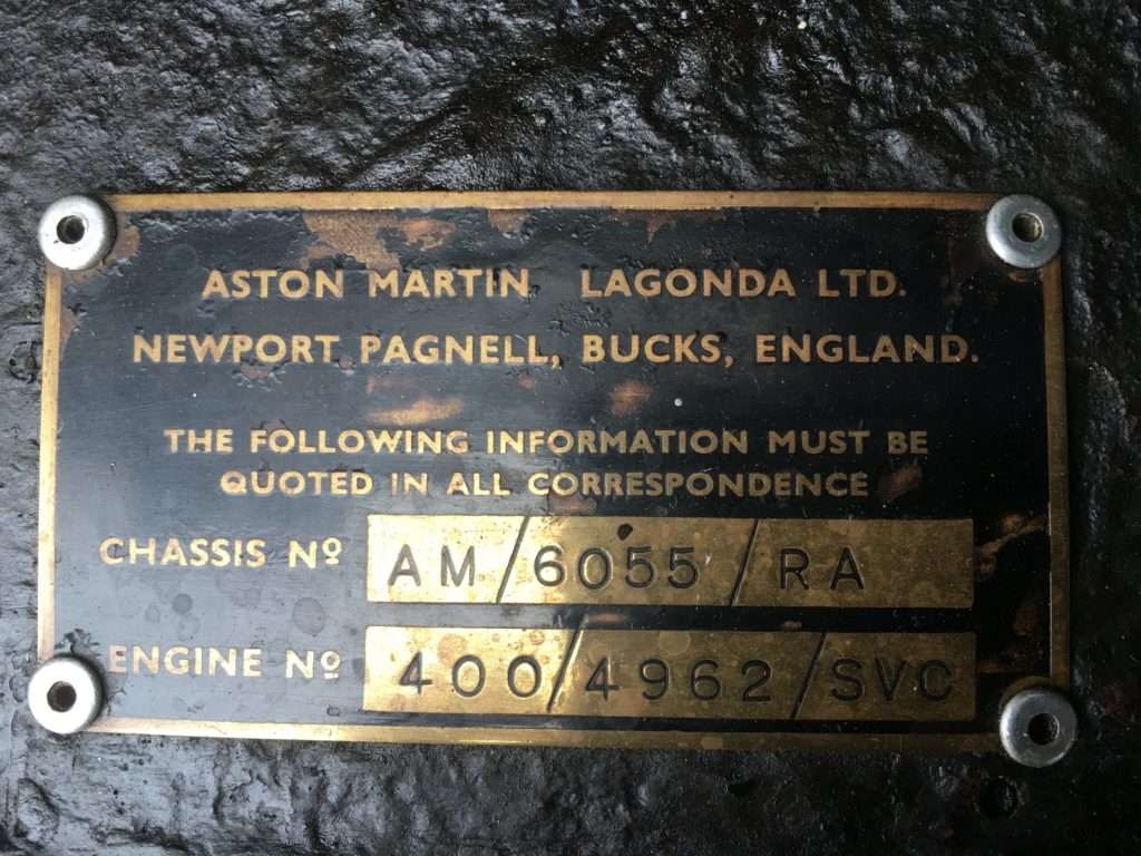Aston Martin Vantage 6 cyl 1973