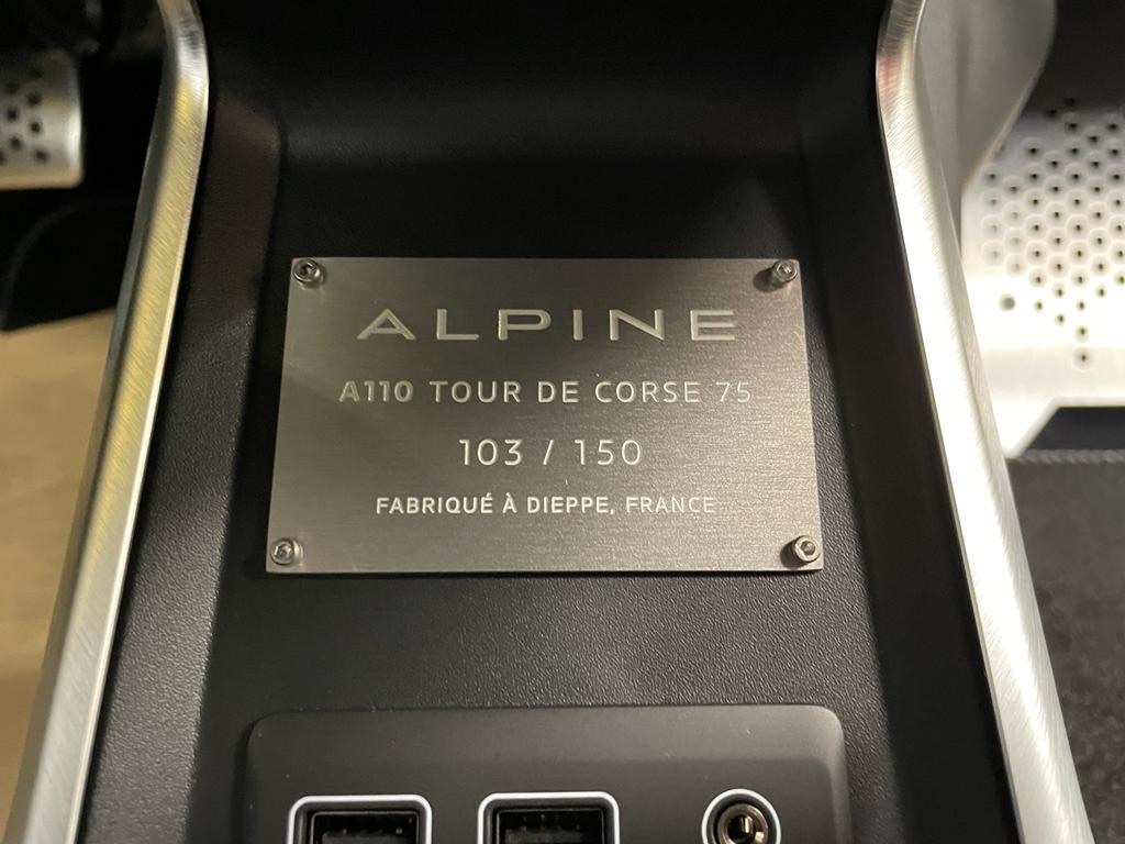 Alpine A110 Tour de corse 2022